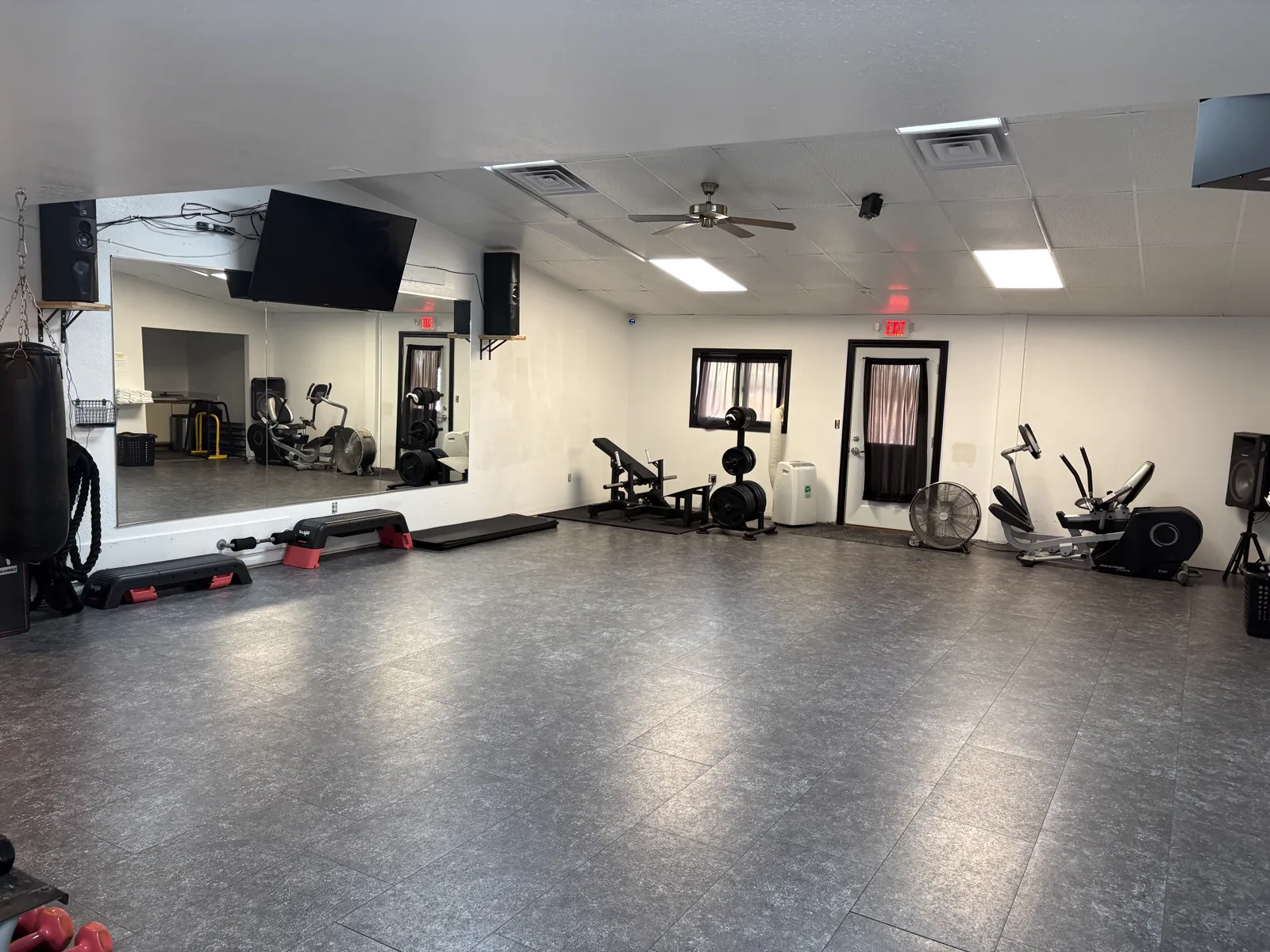 Open studio and group-training space at UGF Black Hawk